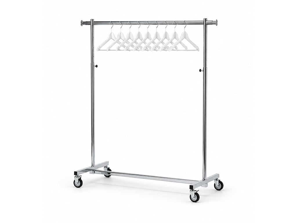 Bagnes | Portant et 10 cintres | L132xP60xH145/160cm