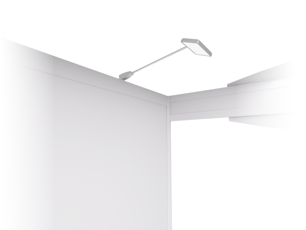 132 Spot à tige fixation en haut de paroi