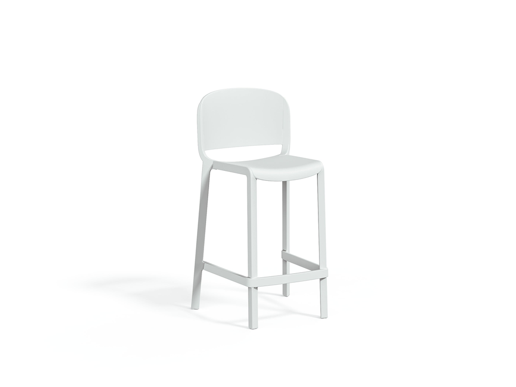 Basel | High stool for counter, PVC, stackable | H67-95cm