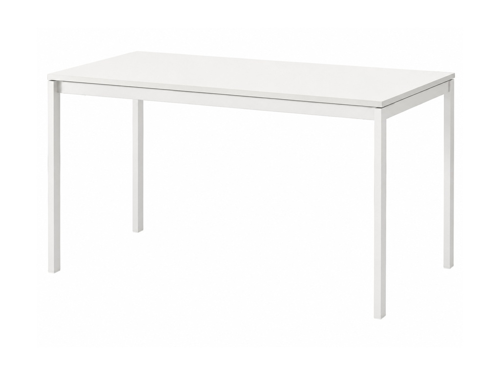 Grand Genève | Table en bois blanc | L125xP75xH74cm