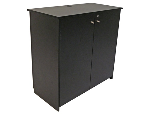 Puidoux | Black lockable counter | H110xL110xP54cm
