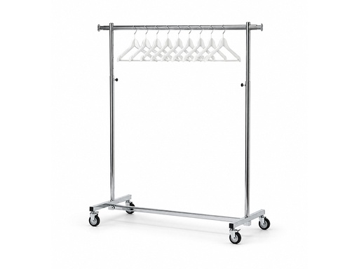Bagnes | Portant et 10 cintres | L132xP60xH145/160cm