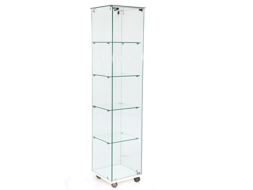 Charmey | Showcase with 4 shelves, lockable | L42xP42xH183cm