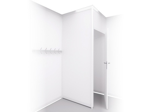 [151] Paroi supplémentaire blanche L100xH250cm