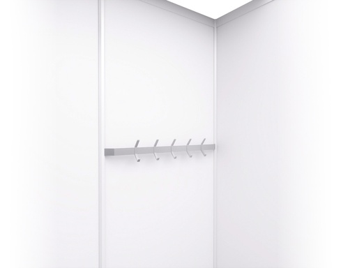 Coat-rack L100cm, wall mounted